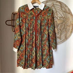 ModCloth Can't Stop The Pleat Shift Dress | Size S | NWT